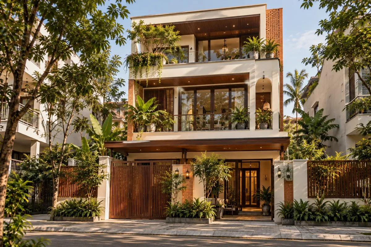 Nhà phố hiện đại 3 tầng – Kiến Tạo Home